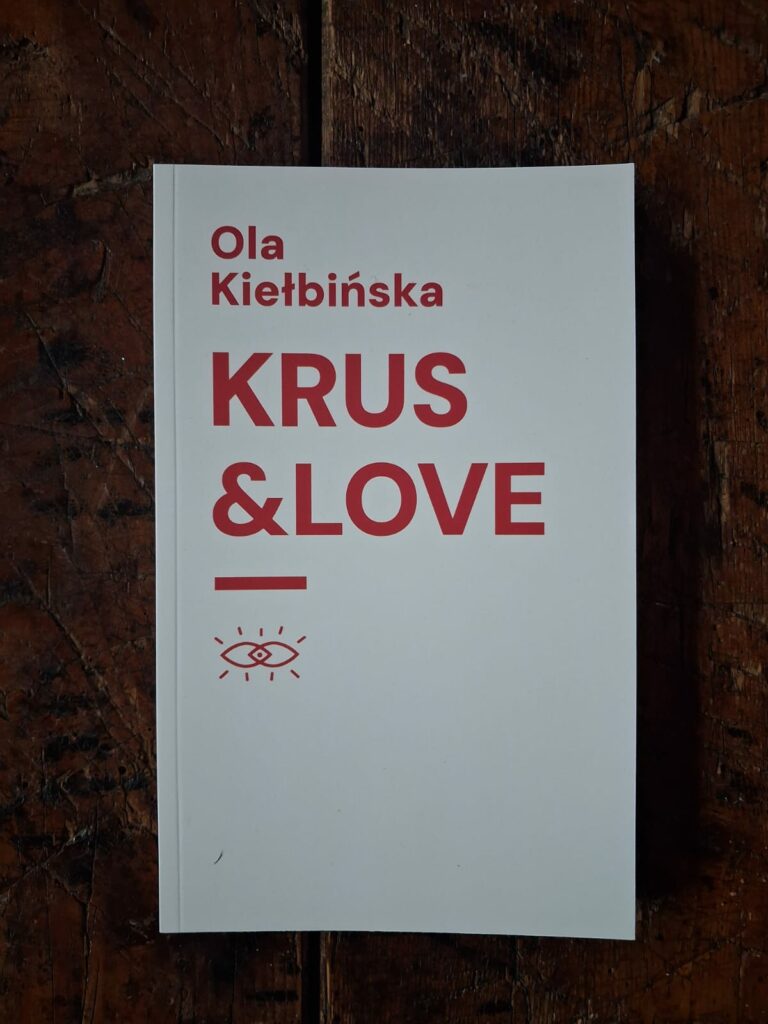 Okładka książki Oli Kiełbińskiej "KRUS&LOVE"