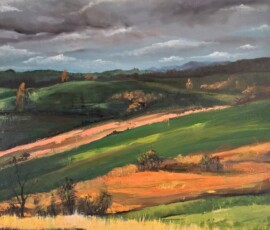 olej na płótnie, 100x70cm